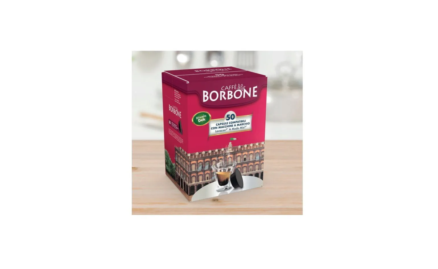 Borbone Box 50 capsule Caffè miscela Dek