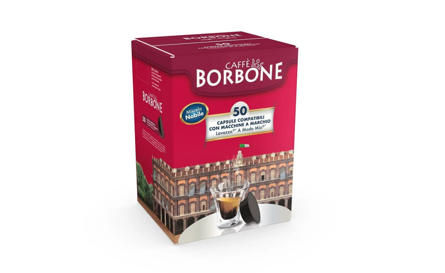 Borbone Box 50 Capsule compostabili miscela Nobile compatibili Lavazza
