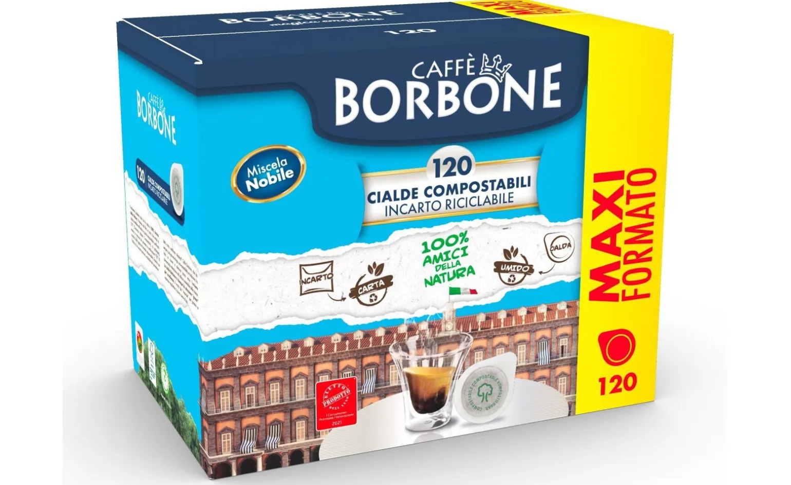 Borbone Box 120 cialde Caffè miscela Nobile