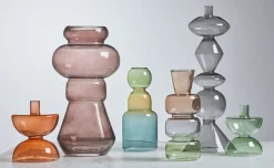 Borosil vaso in vetro h23 colori assortiti