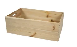 Box in legno di pino con fondo in HDF