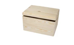 Box in legno di pino con fondo in HDF e coperchio – 40x30xH24 cm