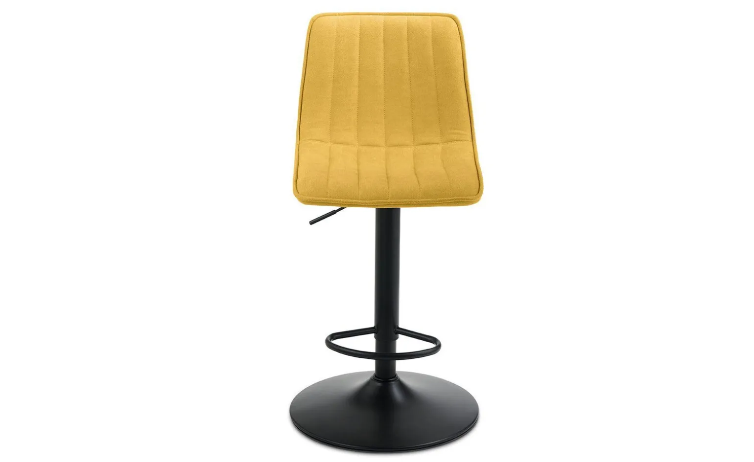 Brenta sgabello in tessuto giallo