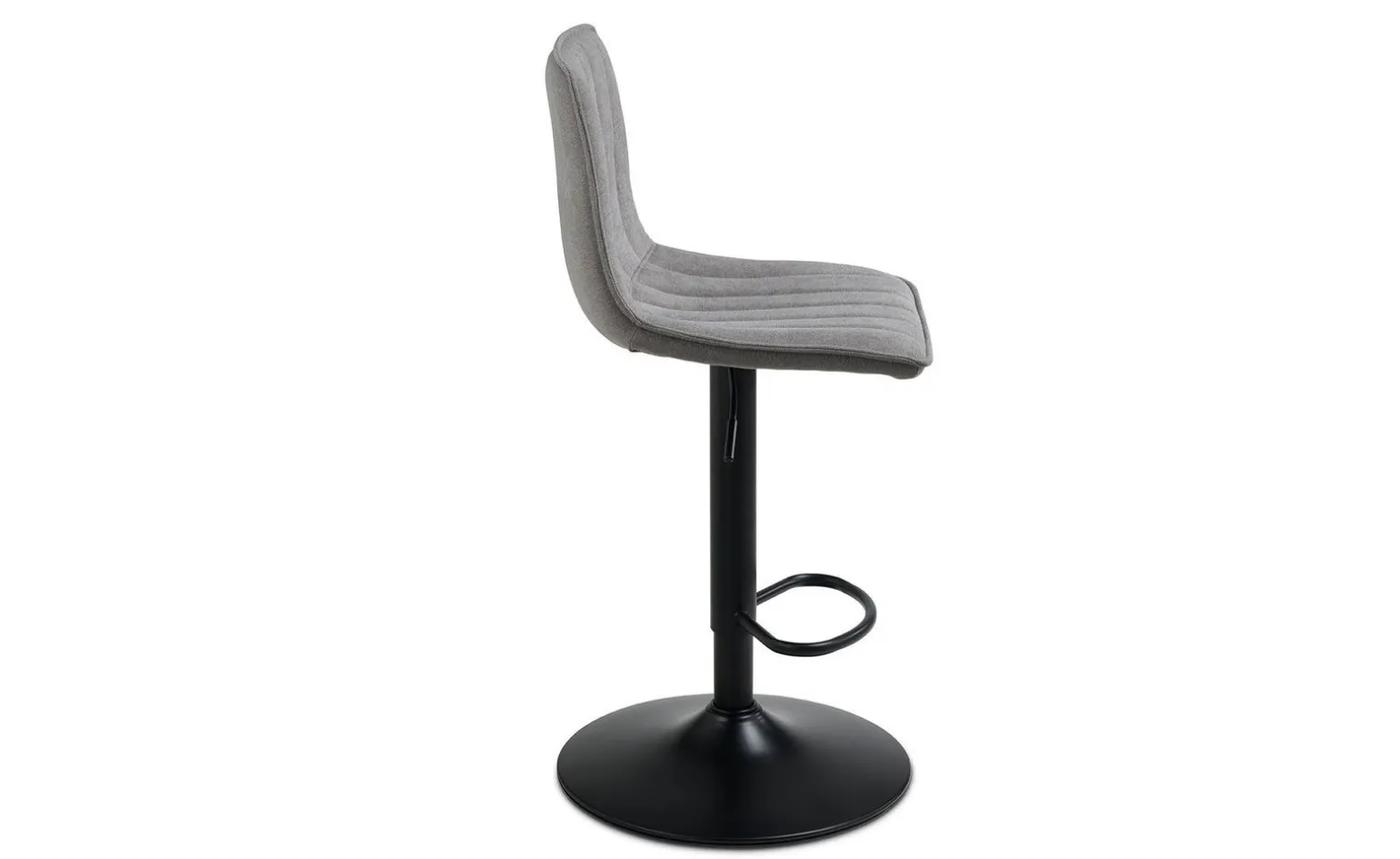 Brenta sgabello in tessuto grigio chiaro