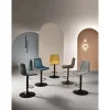 Brenta sgabello in tessuto grigio scuro