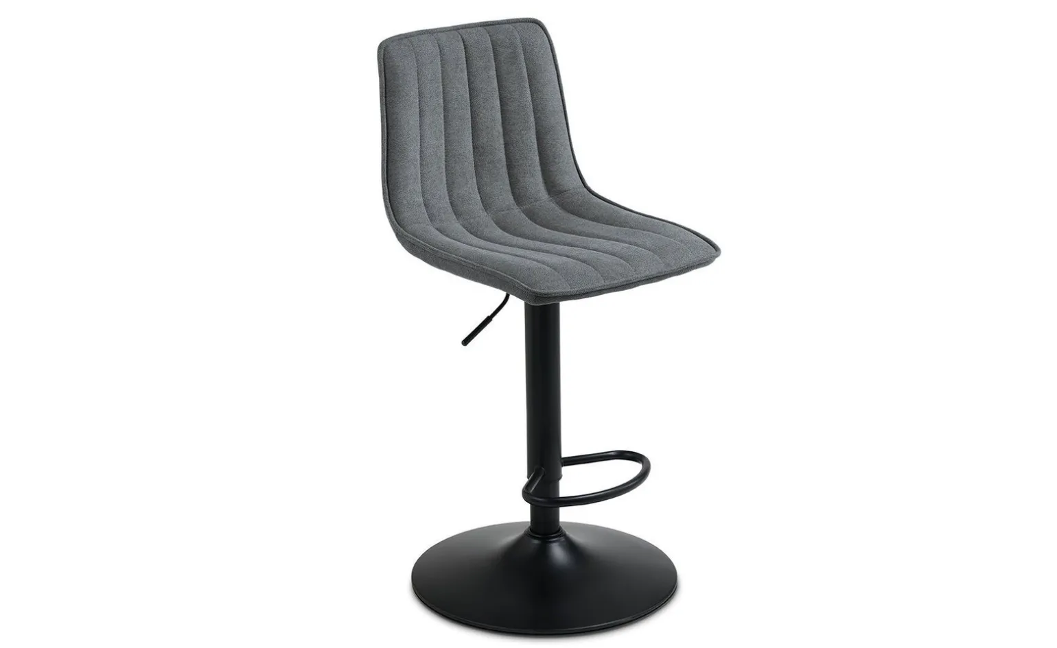 Brenta sgabello in tessuto grigio scuro