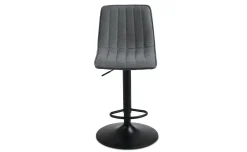 Brenta sgabello in tessuto grigio scuro