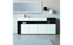 Brina specchio bianco 40x130 cm