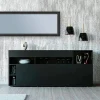 Brina specchio nero 40x130 cm