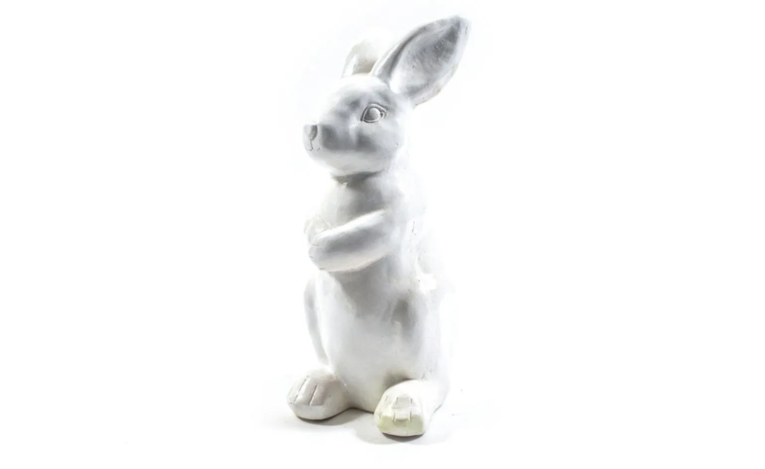 Bunny coniglio in resina bianco h40 cm