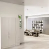 Cabrio cucina a scomparsa betulla con frigo