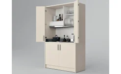 Cabrio cucina a scomparsa betulla con frigo