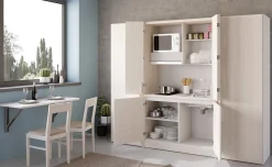 Cabrio cucina a scomparsa betulla