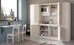 Cabrio cucina a scomparsa betulla