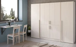 Cabrio cucina a scomparsa betulla senza frigo con  2 armadi