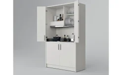 Cabrio cucina a scomparsa bianca