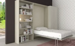 Cabrio letto piazza e mezza a scomparsa betulla