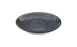 Callie tazzina in gres blu 90 ml con piattino
