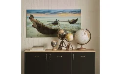 Canoe Brilliant canvas glitter 122x52 cm