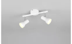 Cantar spot faretti 2 luci GU10 bianchi