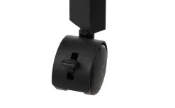 Carrello bagno 3 ripiani in mdf nero h75 cm