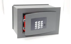 Cassaforte a muro elettronica motorizzata 31x21x15 cm telaio monoblocco