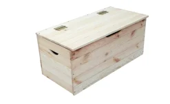 Cassapanca in legno di pino 100x40 cm