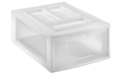 Cassettiera in Plastica con 1 Cassetto 38x27x14 cm