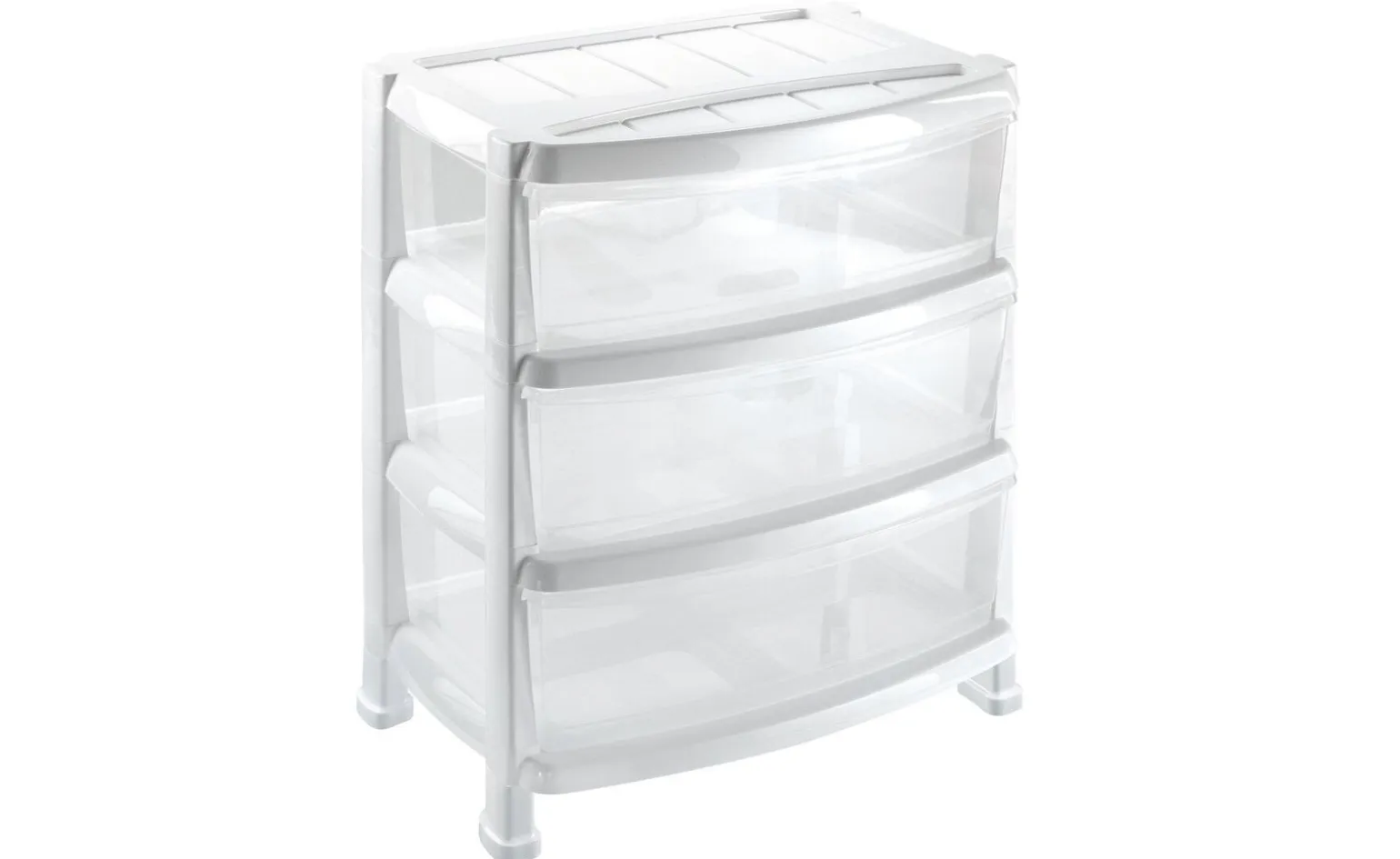 Cassettiera Professionale a 3 Cassetti con Ruote 55x40x60,5 cm