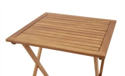 Casual tavolino pieghevole in legno di acacia teak