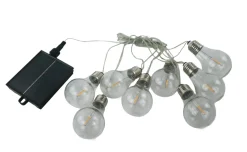 Catena luminosa solare 8 luci lunghezza 3,9 metri