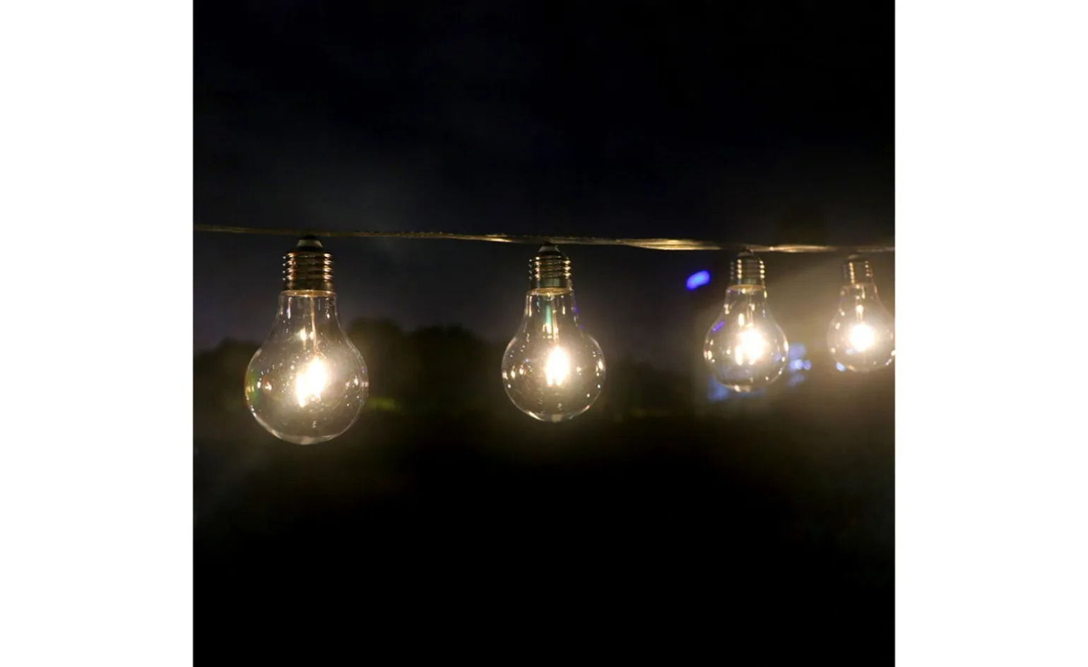 Catena luminosa solare 8 luci lunghezza 3,9 metri