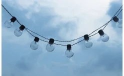 Catena luminosa solare 10 luci lunghezza 3,8 metri