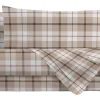 Chardonnay copripiumino singolo tartan ruggine