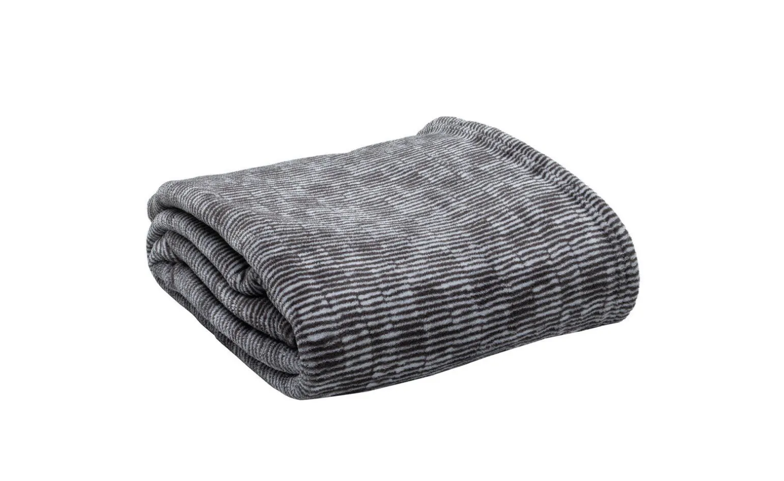 Chardonnay plaid grigio a righe 120x160 cm