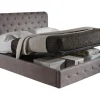 Chester letto matrimoniale contenitore tortora