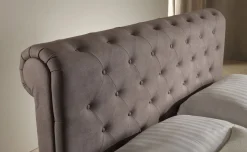 Chester letto matrimoniale contenitore tortora