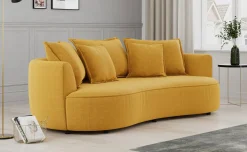 Chic divano megasofà giallo