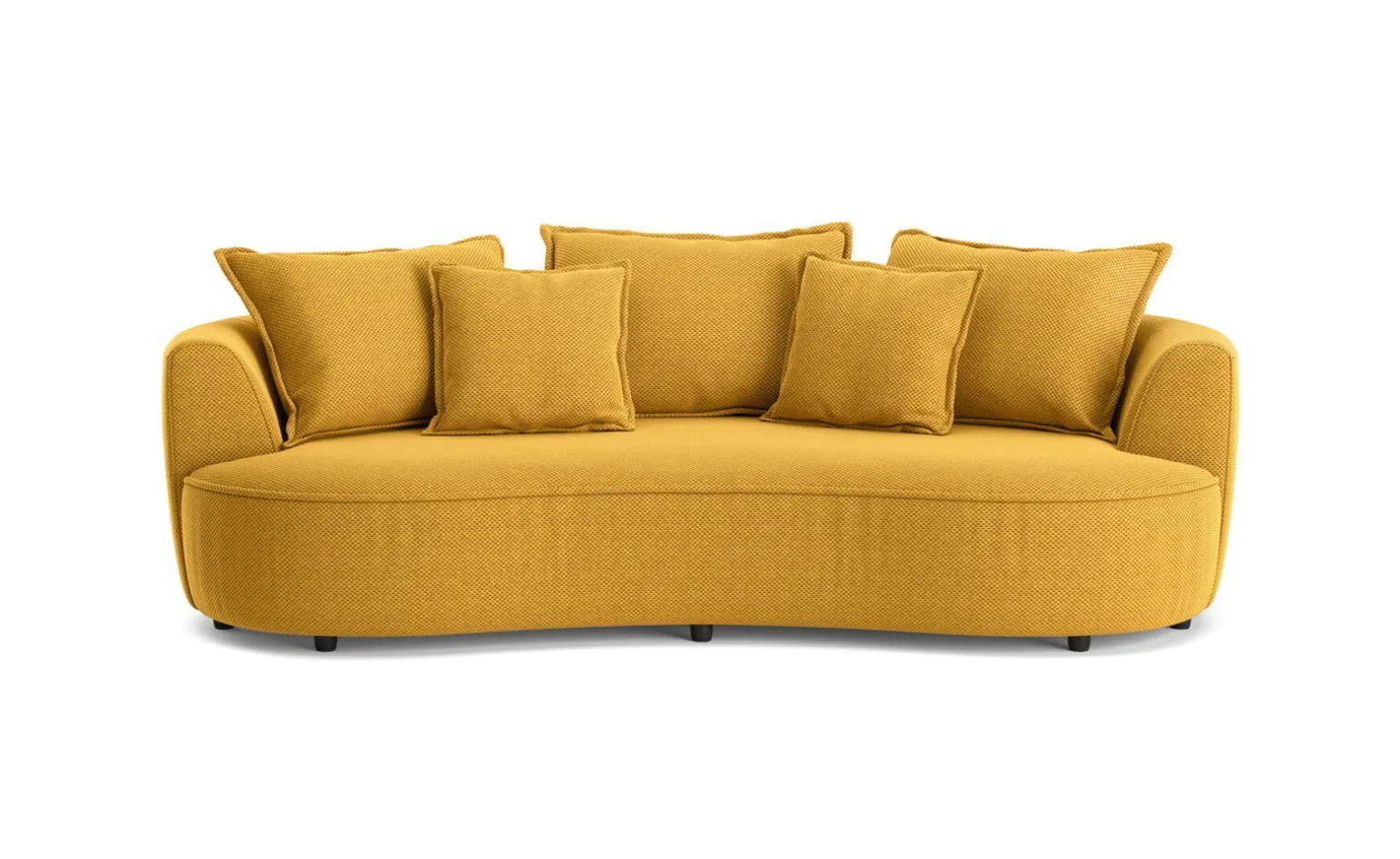 Chic divano megasofà giallo