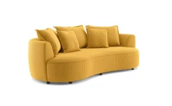 Chic divano megasofà giallo