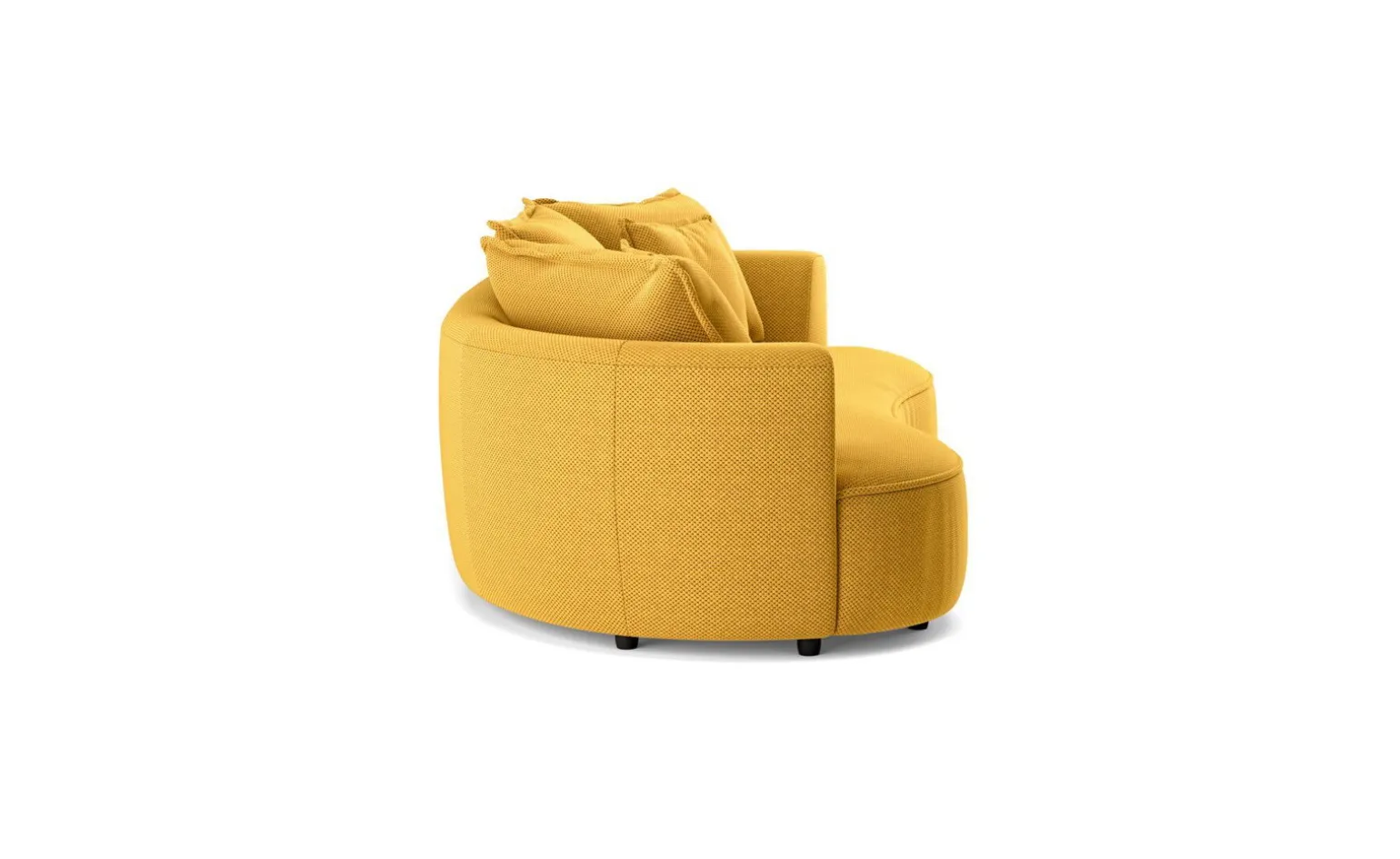 Chic divano megasofà giallo