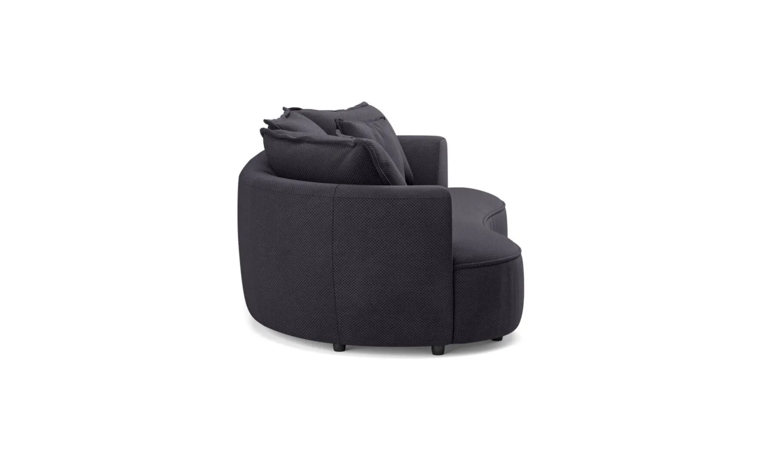 Chic divano megasofà nero