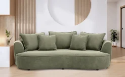Chic divano megasofà verde