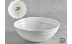 Ciotola onde opale colore bianco Ø23 cm