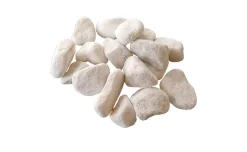 Ciottolo marmo bianco carrara 25-40mm 20kg