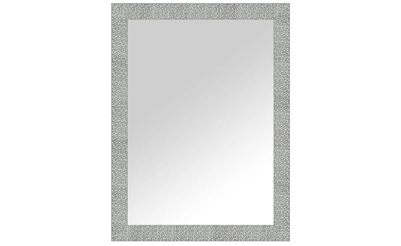 Cleo specchiera argento 50x70 cm