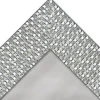 Cleo specchiera argento 40x130 cm