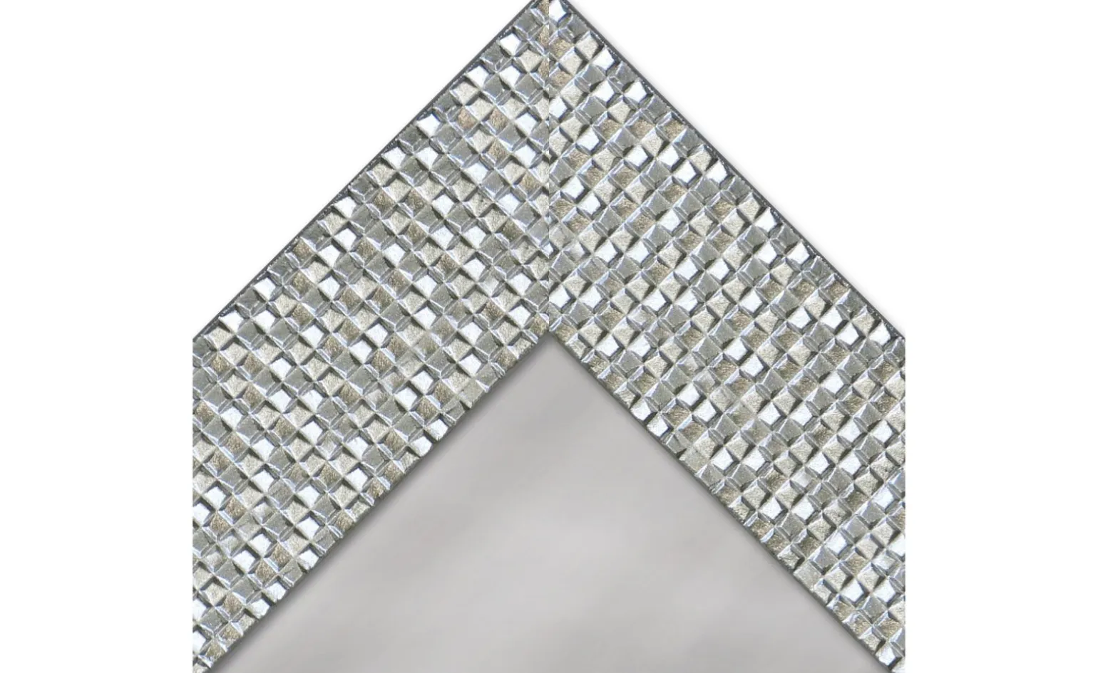 Cleo specchiera argento 40x130 cm