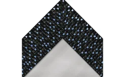 Cleo specchiera colore nero 40x130 cm
