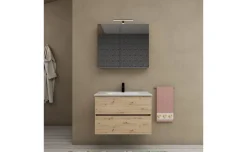 Cleo specchiera contenitore con lampada LED